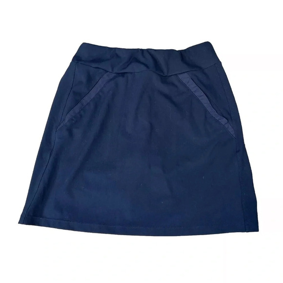 Tail Pull On Skirt Skort Built In Biker Shorts Golf Tennis Size XS Stretch Blue - Picture 1 of 6